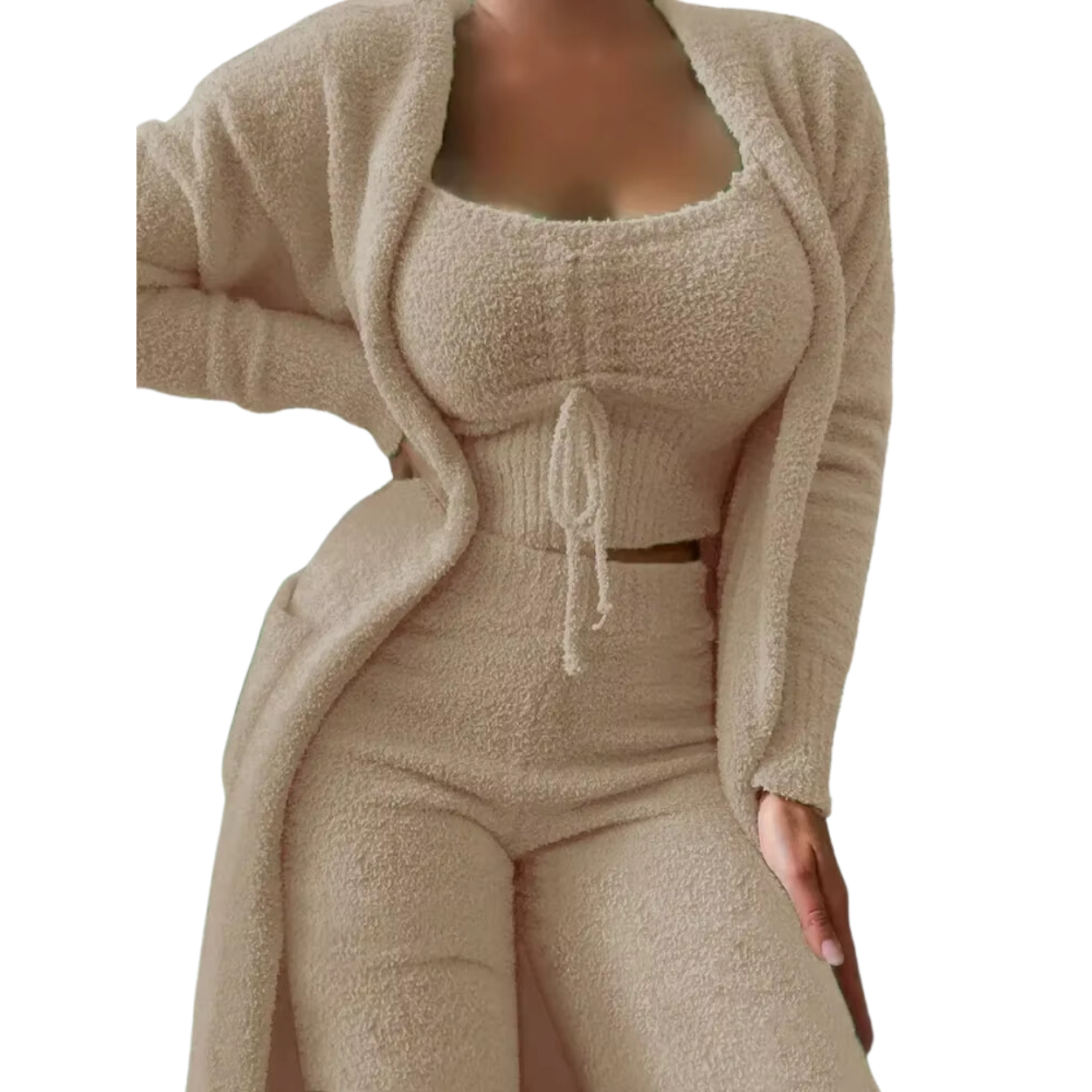 Pijama de Terciopelo Suave y Cómodo para Mujer