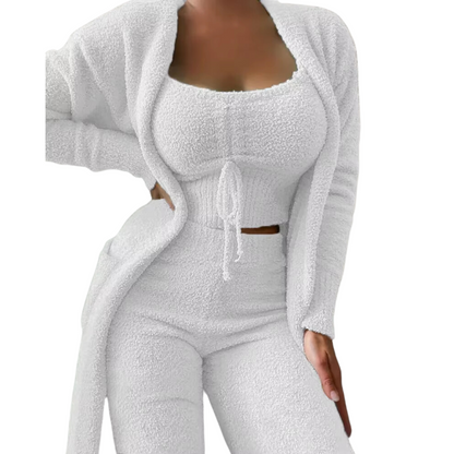 Pijama de Terciopelo Suave y Cómodo para Mujer