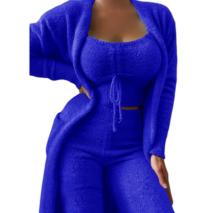 Pijama de Terciopelo Suave y Cómodo para Mujer