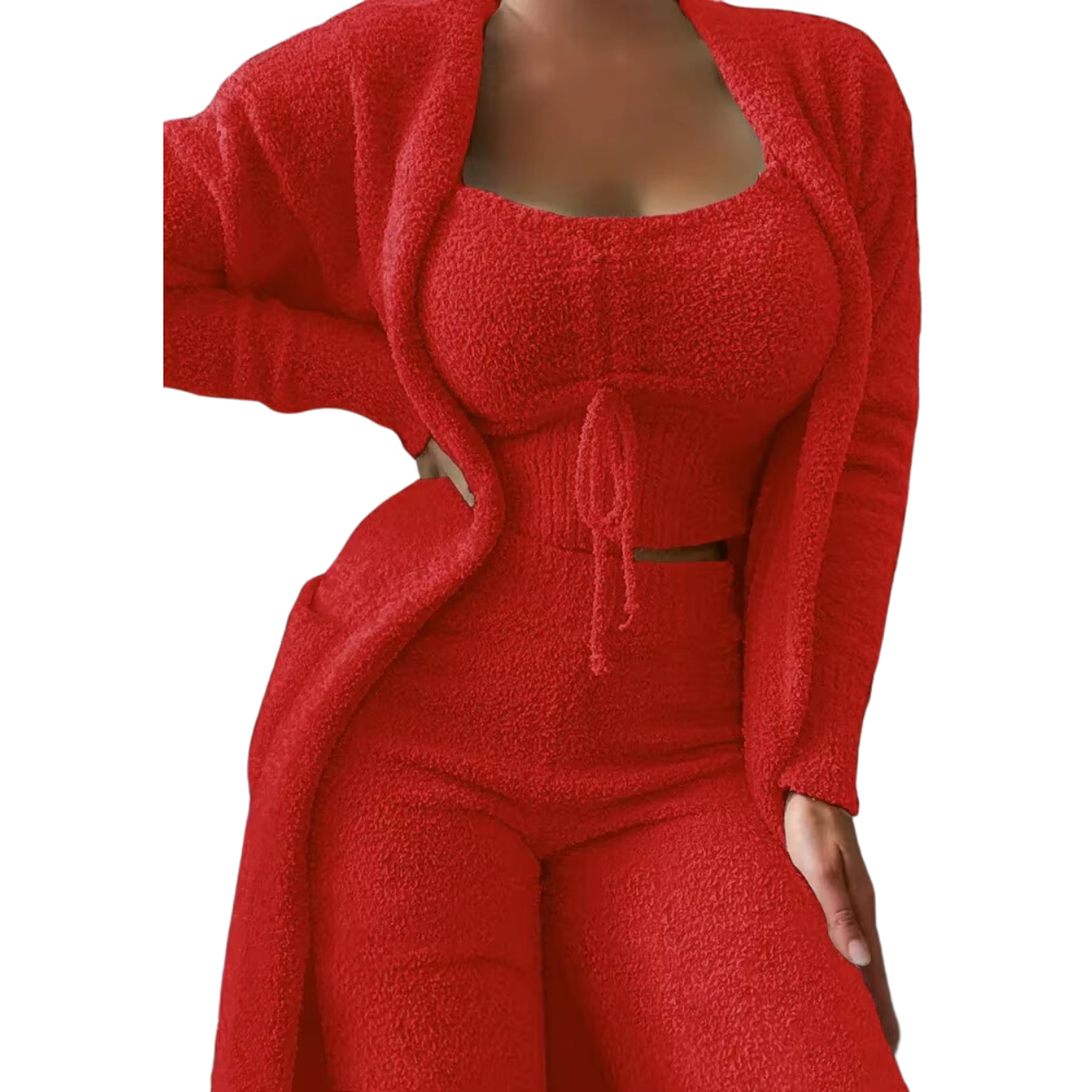 Pijama de Terciopelo Suave y Cómodo para Mujer