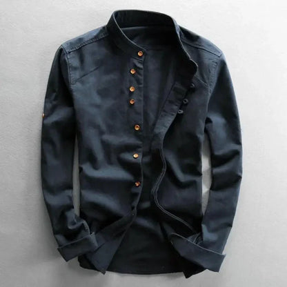 Camisa Japonesa para Hombre con Estampado de Dragón