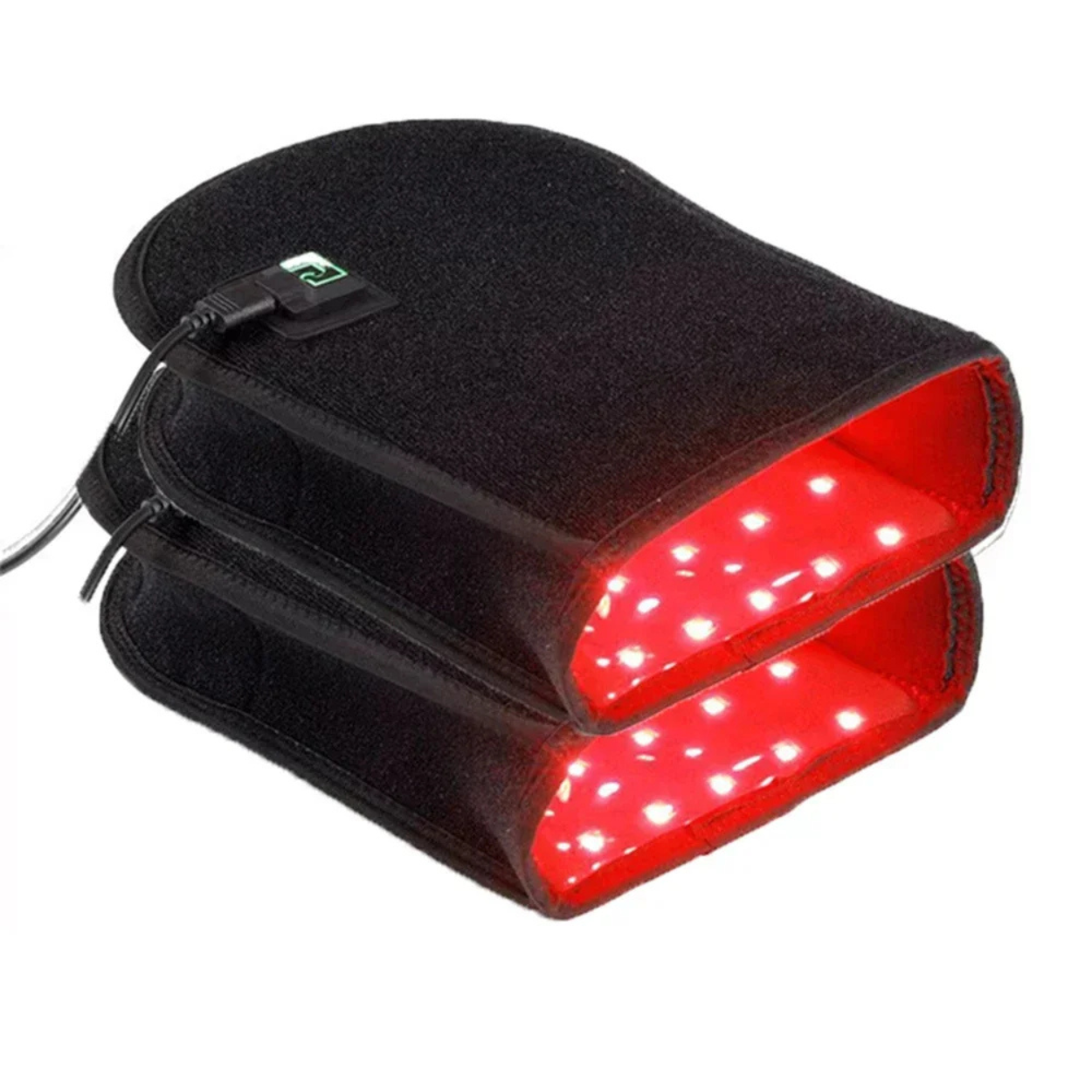 Guantes de luminoterapia LED rojo e infrarrojo con calor