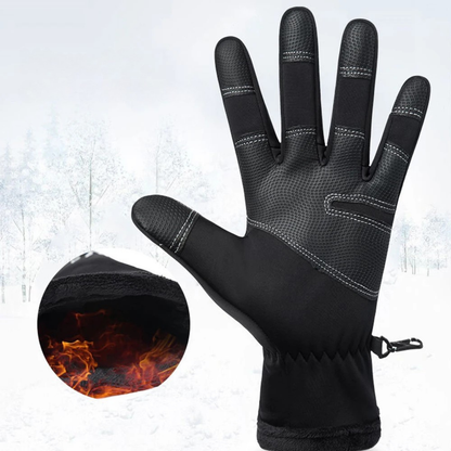 Guantes de Moto de Invierno Impermeables y Calefactables