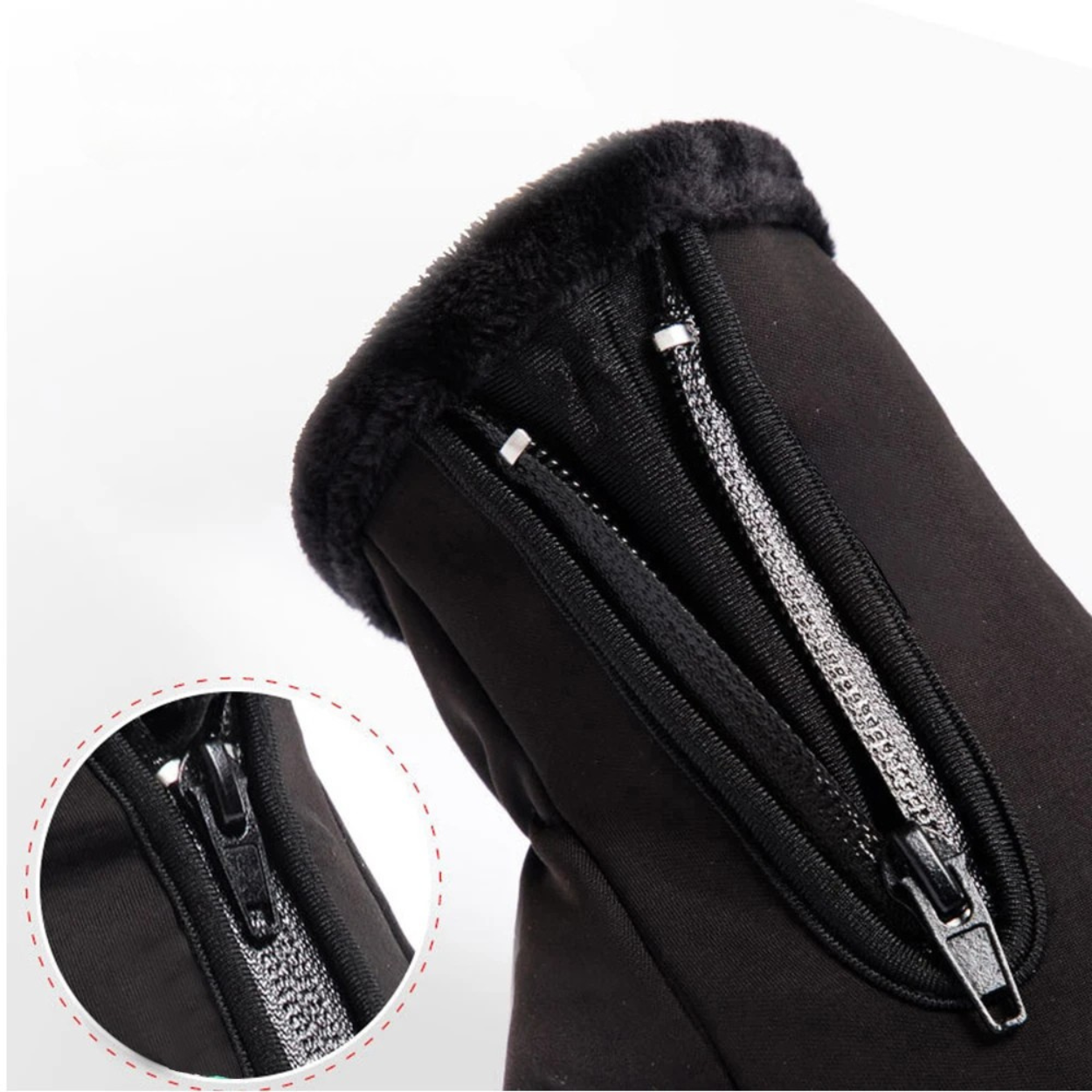 Guantes de Moto de Invierno Impermeables y Calefactables