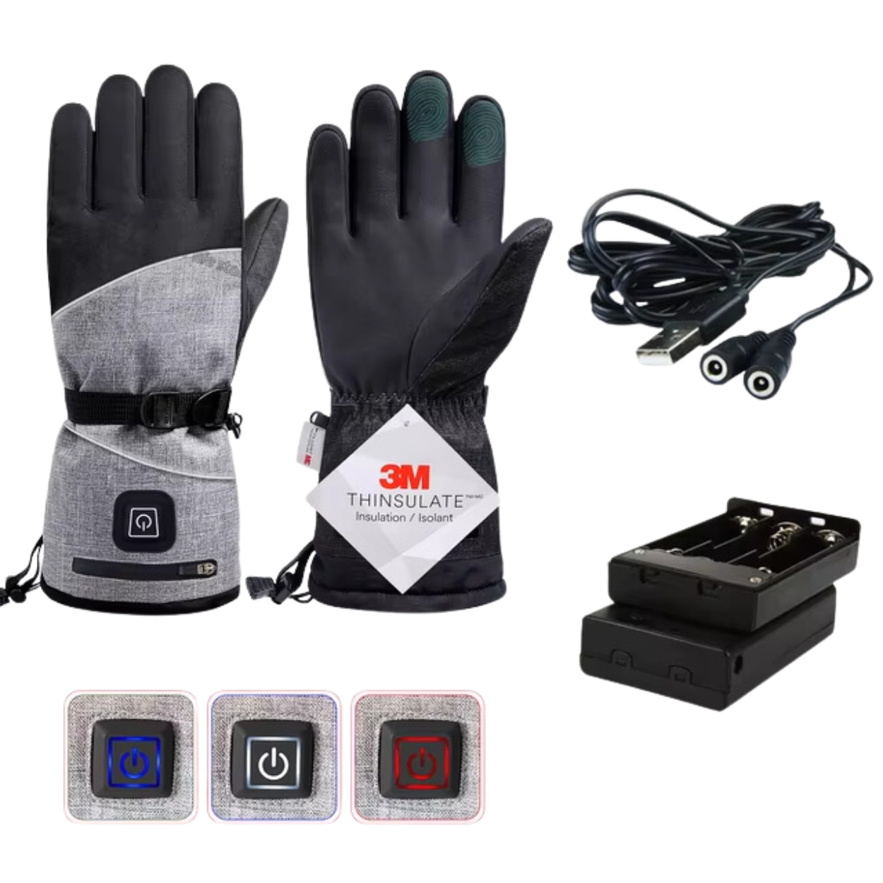 Guantes Calefactables Eléctricos para Hombre y Mujer
