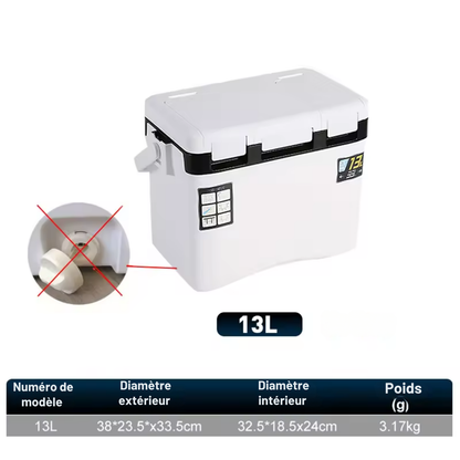 Nevera de Pesca Aislada y Resistente