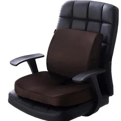Cojín de soporte lumbar de espuma ergonómica