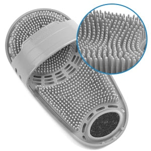 Cepillo de baño de caucho suave