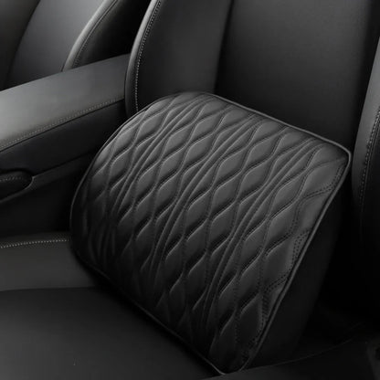 Almohada de cuello para coche en cuero sintético confortable