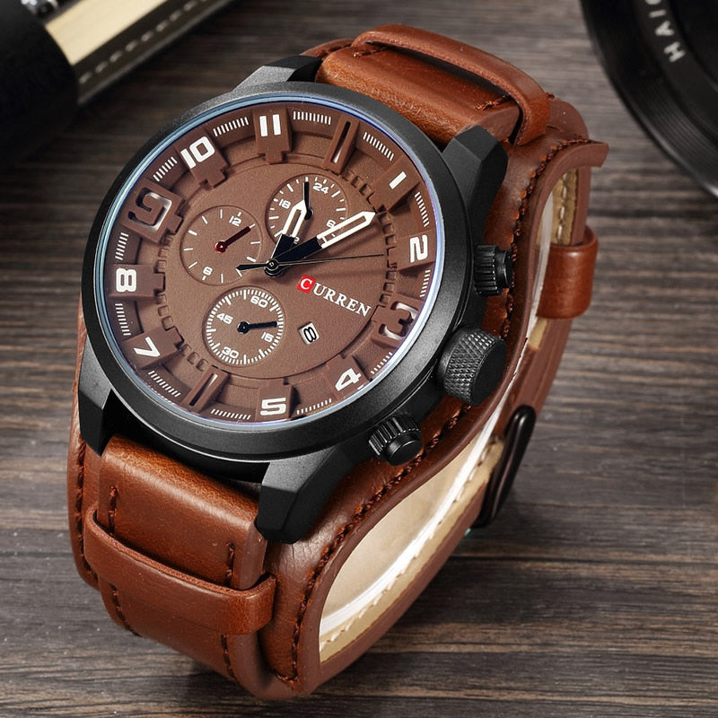 Reloj de lujo para hombre elegante