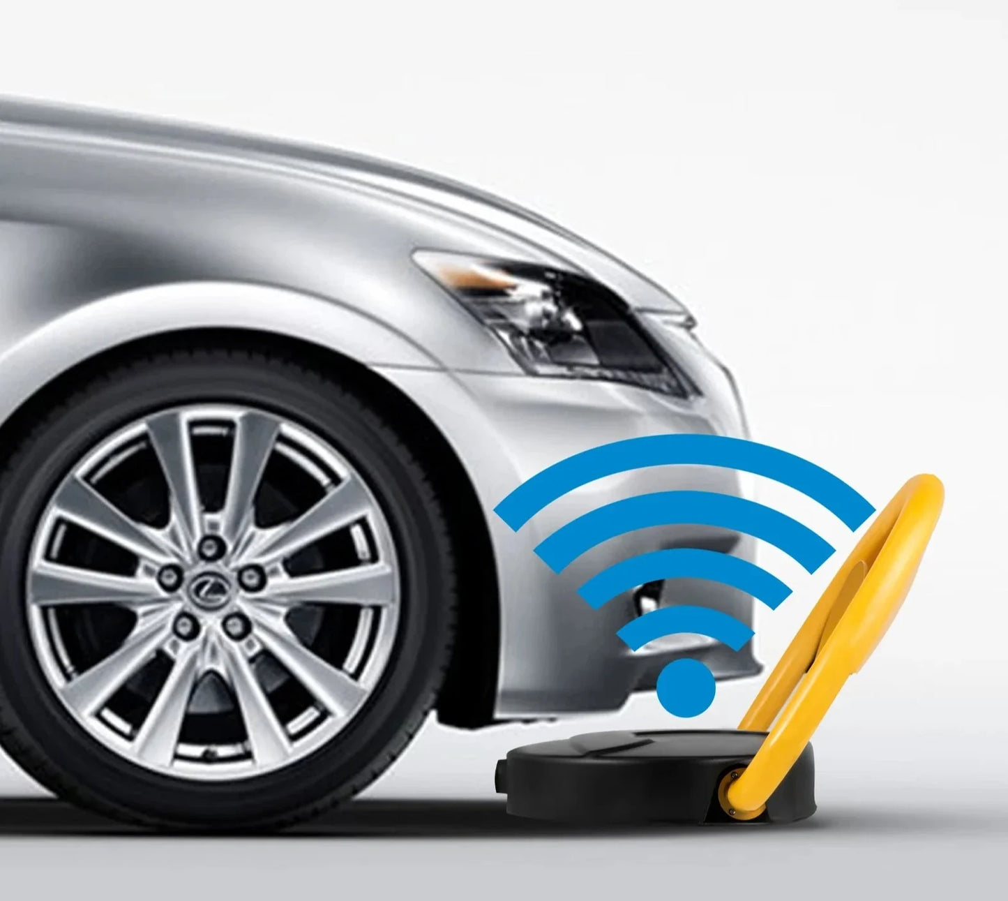 Barrera de Estacionamiento Automática sin Perforación para Coche