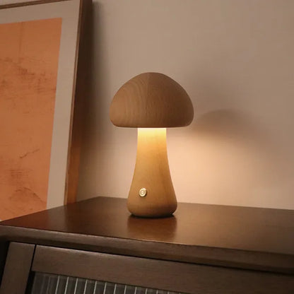 Lámpara de Mesa de Diseño Hongo Refinada