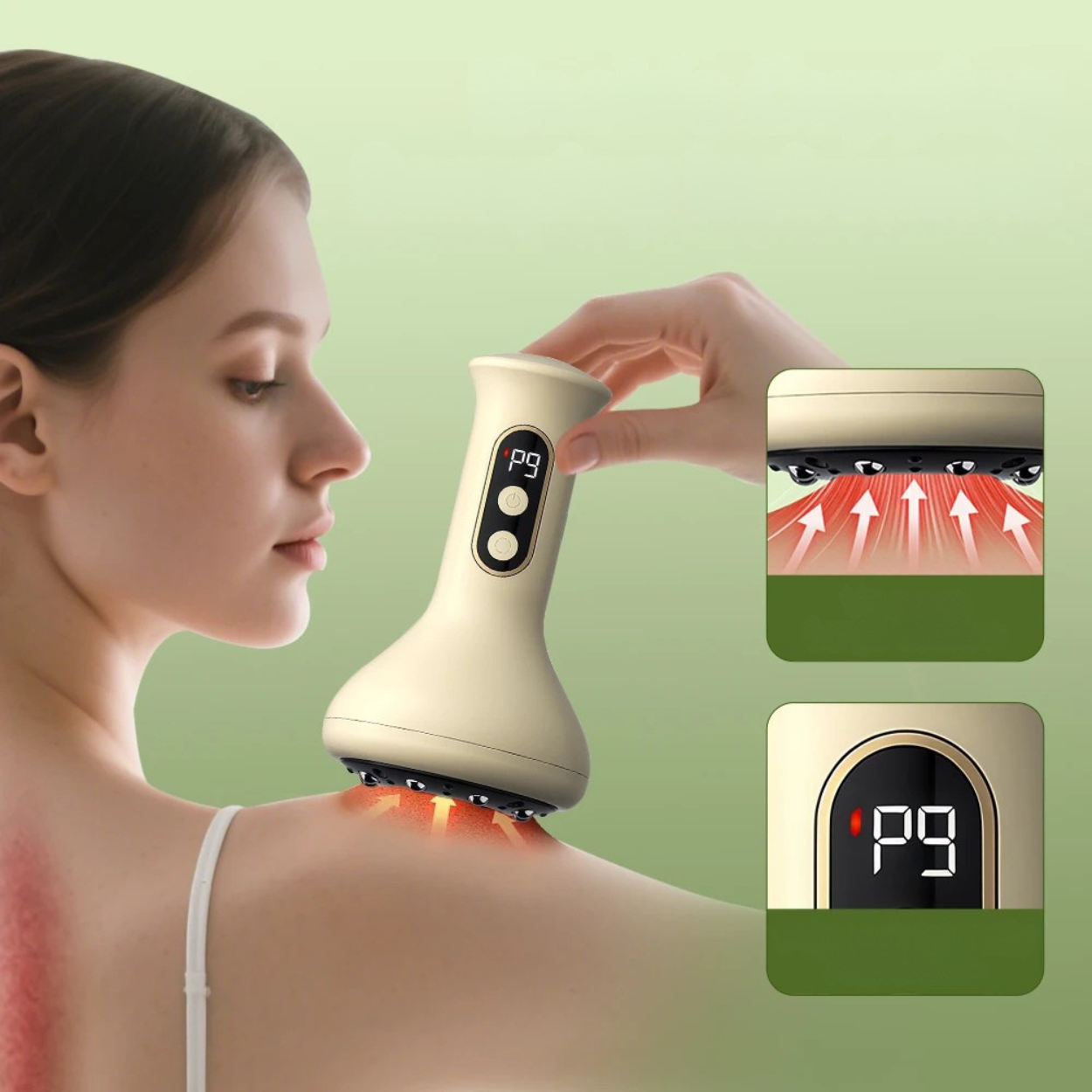 Ventosas Eléctricas Gua Sha Multifuncionales para Masaje Corporal
