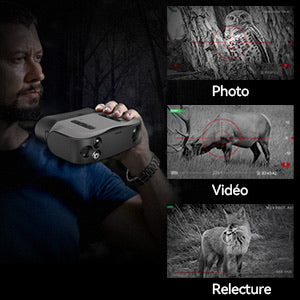 Marcherelle™ | Binoculares de Visión Nocturna NVGS1 Claros y de Largo Alcance en Completa Oscuridad