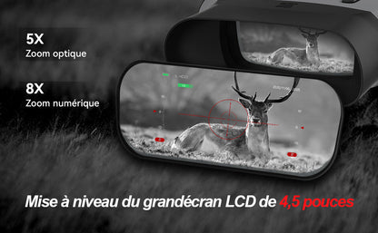 Marcherelle™ | Binoculares de Visión Nocturna NVGS1 Claros y de Largo Alcance en Completa Oscuridad