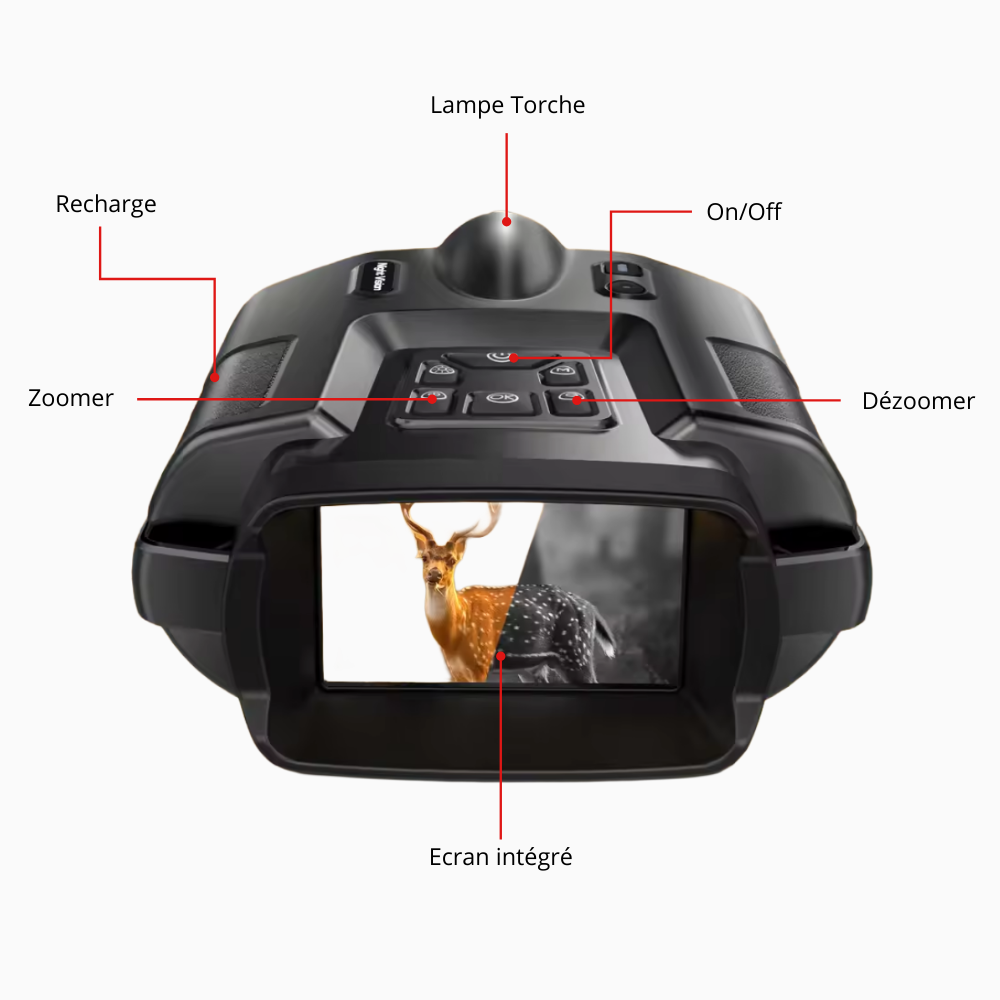 Marcherelle™ – Binoculares de Visión Nocturna 4k con Imagen Amplia y Clara