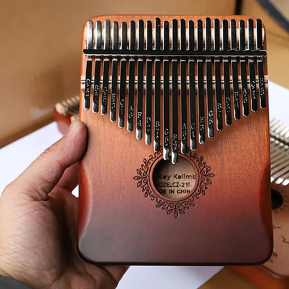 Kalimba de 17 Teclas de Madera con Piano de Pulgar Portátil