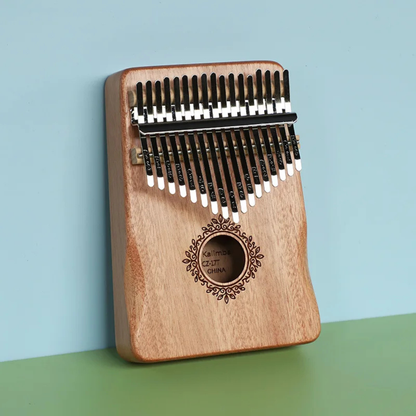 Kalimba de 17 Teclas de Madera con Piano de Pulgar Portátil