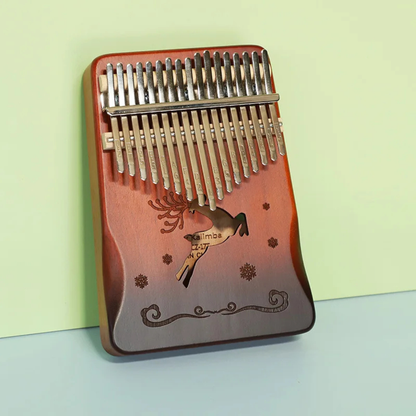 Kalimba de 17 Teclas de Madera con Piano de Pulgar Portátil