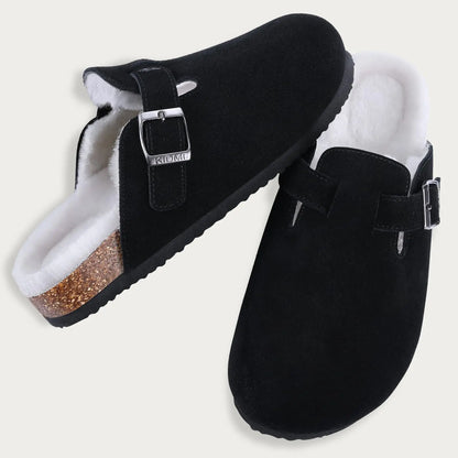Pantuflas suaves forradas para hombres y mujeres
