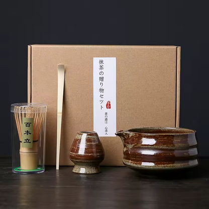 Tetera y Accesorios de Matcha Tradicional Japonés