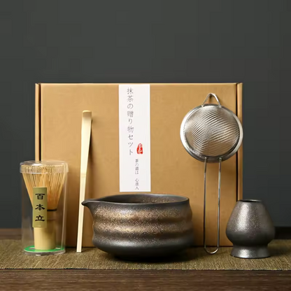 Tetera y Accesorios de Matcha Tradicional Japonés