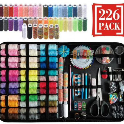 Kit de Costura Estudiantil Completo de 226 Piezas