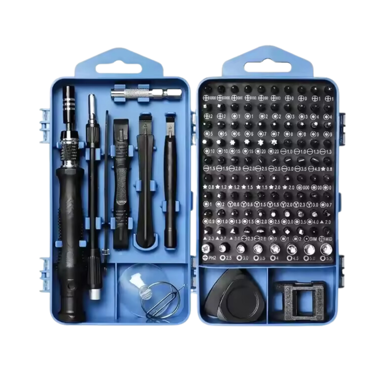 Kit Versátil de Reparación Electrónica de 115 Piezas