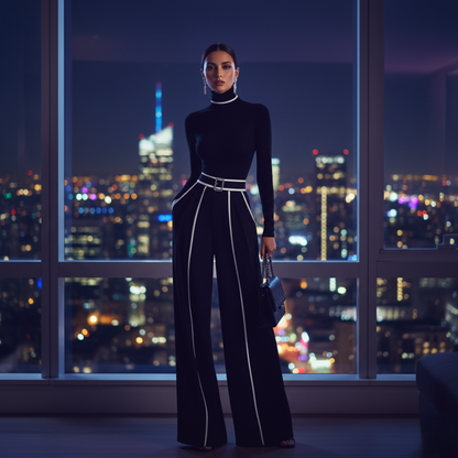 Traje de Mujer de Dos Piezas Elegante y Chic