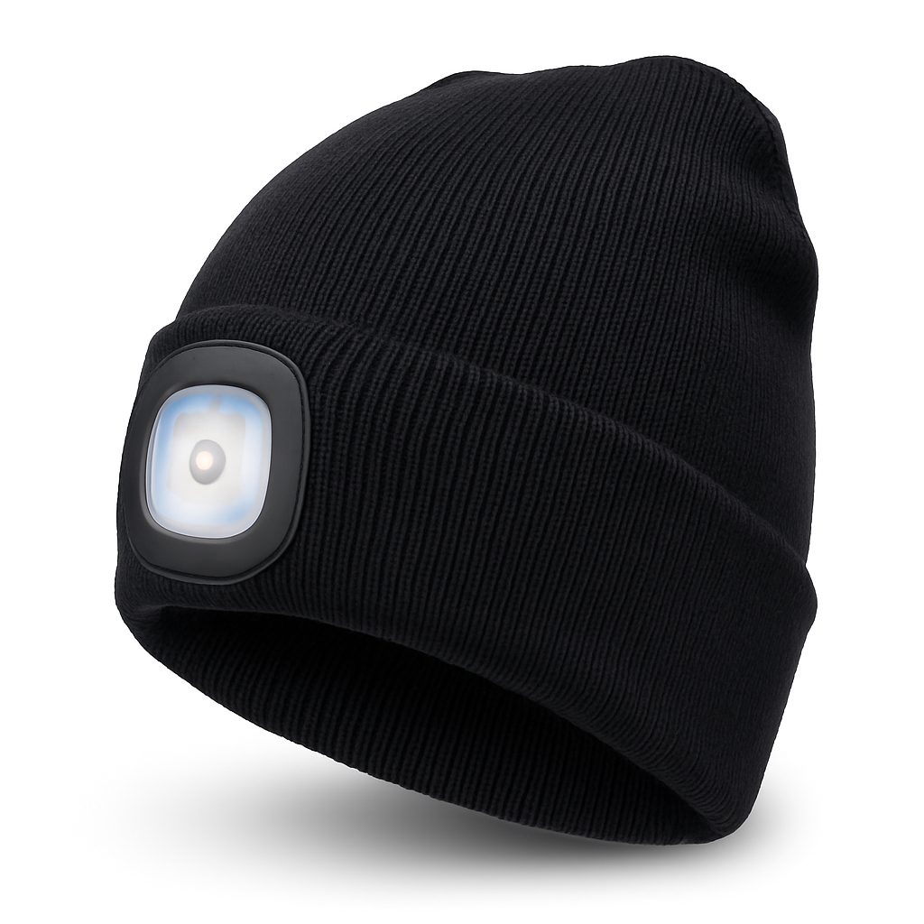 Gorro Luminoso Calefactable con LED Recargable