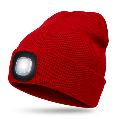 Gorro Luminoso Calefactable con LED Recargable