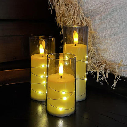 Velas LED Regulables con Control Remoto para Ambiente Acogedor