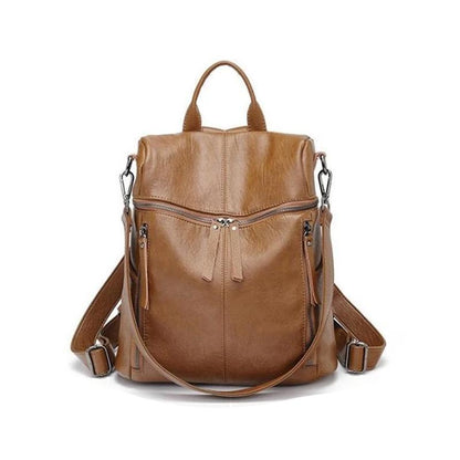 Bolsa de viaje de cuero elegante para hombre y mujer