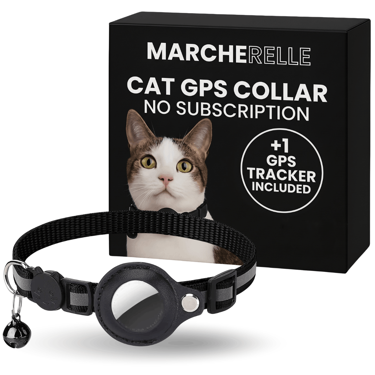 Macherelle™ – Collar GPS para Gatos Sin Suscripción | Compatible con iOS y Android