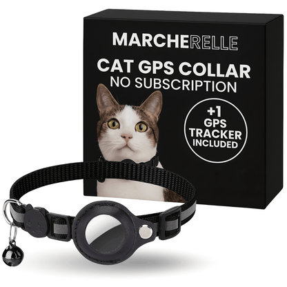 Macherelle™ – Collar GPS para Gatos Sin Suscripción | Compatible con iOS y Android