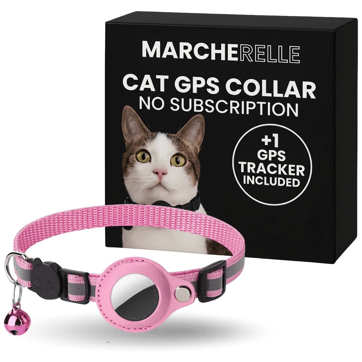 Macherelle™ – Collar GPS para Gatos Sin Suscripción | Compatible con iOS y Android