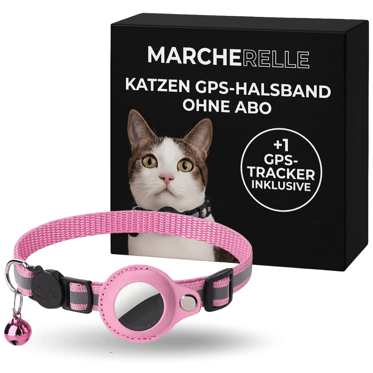 Macherelle™ – Collar GPS para Gato Sin Suscripción | Compatible con iOS y Android