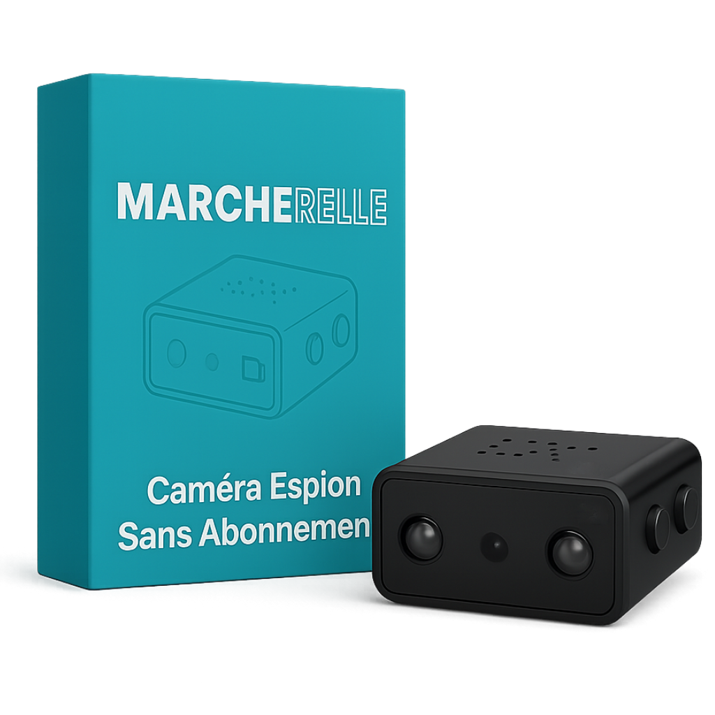 Marcherelle™ – Caméra de Surveillance Sans Fil Full HD avec Vision Nocturne