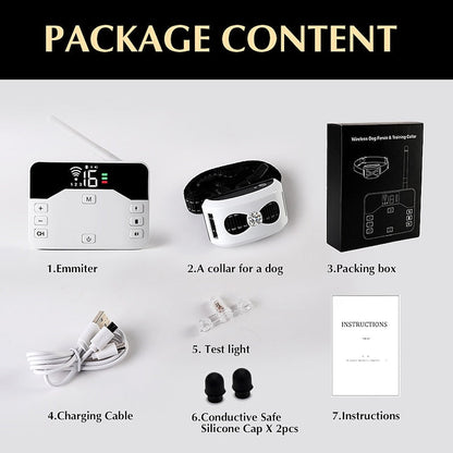 Marcherelle™ – Collier de Dressage & Clôture Sans Fil 2-en-1 pour Chien