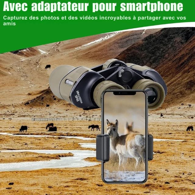 Marcherelle™ – Jumelles 20x50 HD Vision Nocturne Randonnée FMC Haute Définition