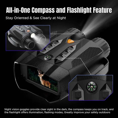 Marcherelle™ – Jumelles à Vision Nocturne Infrarouge 4K