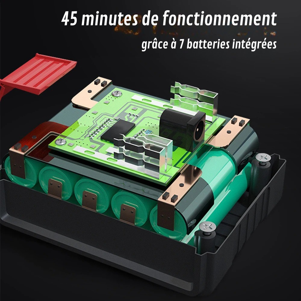 Marcherelle™ – Nettoyeur Haute Pression Portable Sans Fil 60 Bars