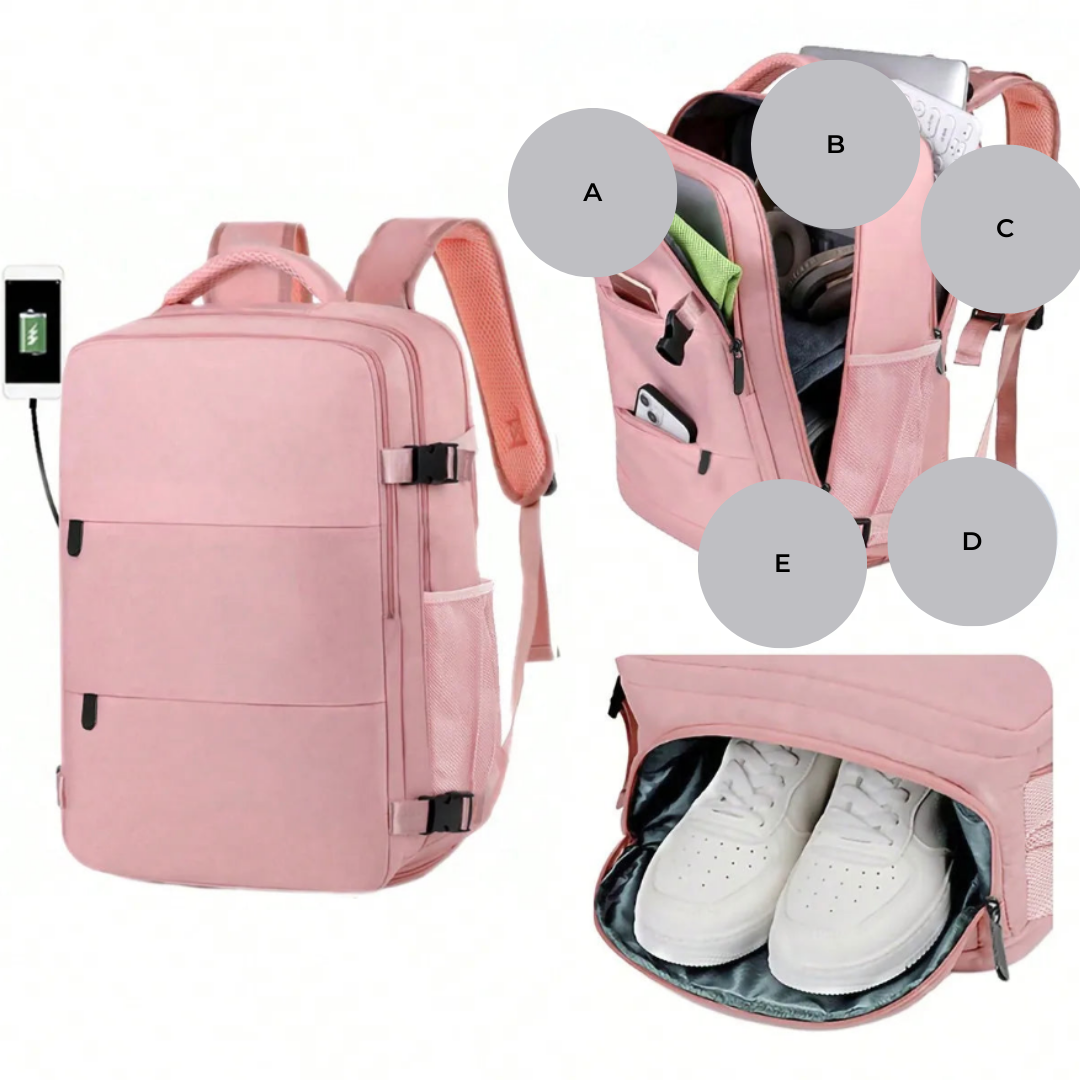 Marcherelle™ – Sac à Dos Unisexe Grande Capacité 25L, Imperméable