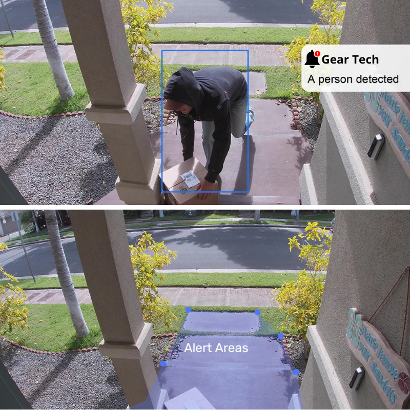 Marcherelle™ | Sonnette Vidéo HD Sans fil pour Sécurité du Maison