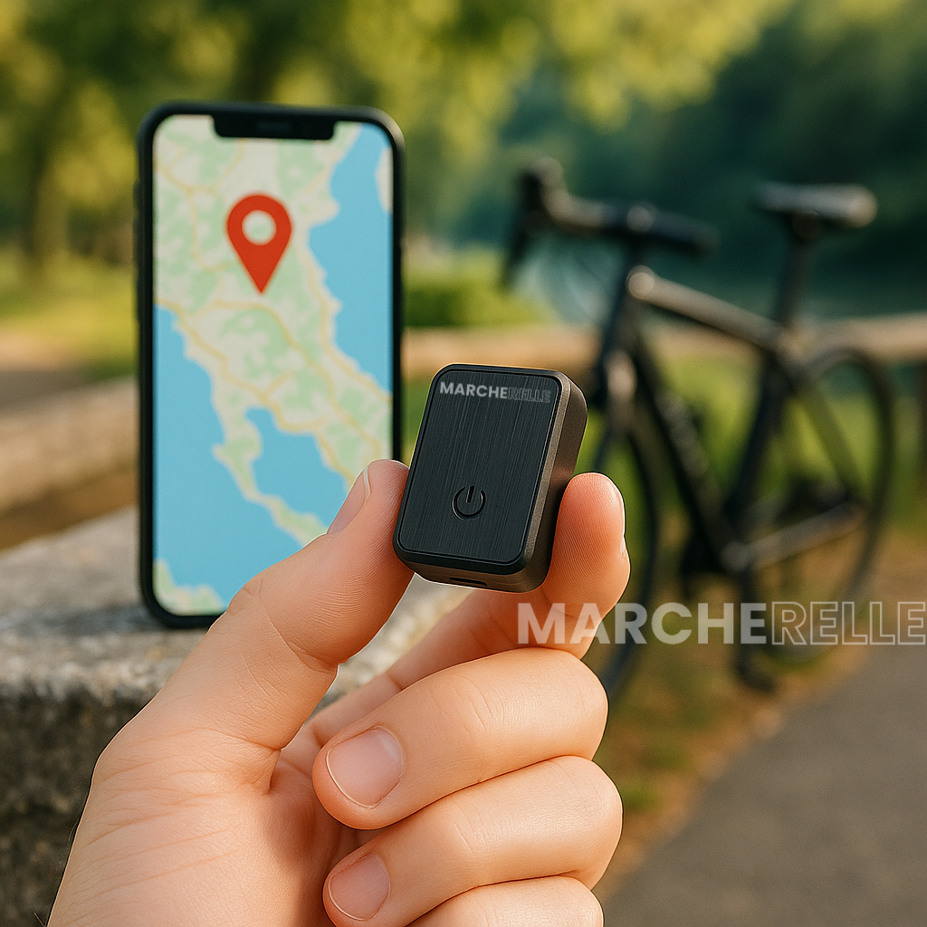 Marcherelle™ – Traceur GPS Vélo Sans Abonnement, Assurez la Sécurité de Votre Vélo