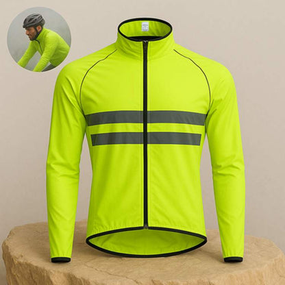 Marcherelle™ – Veste Imperméable avec Protection Coupe-Vent et Détails Réfléchissants