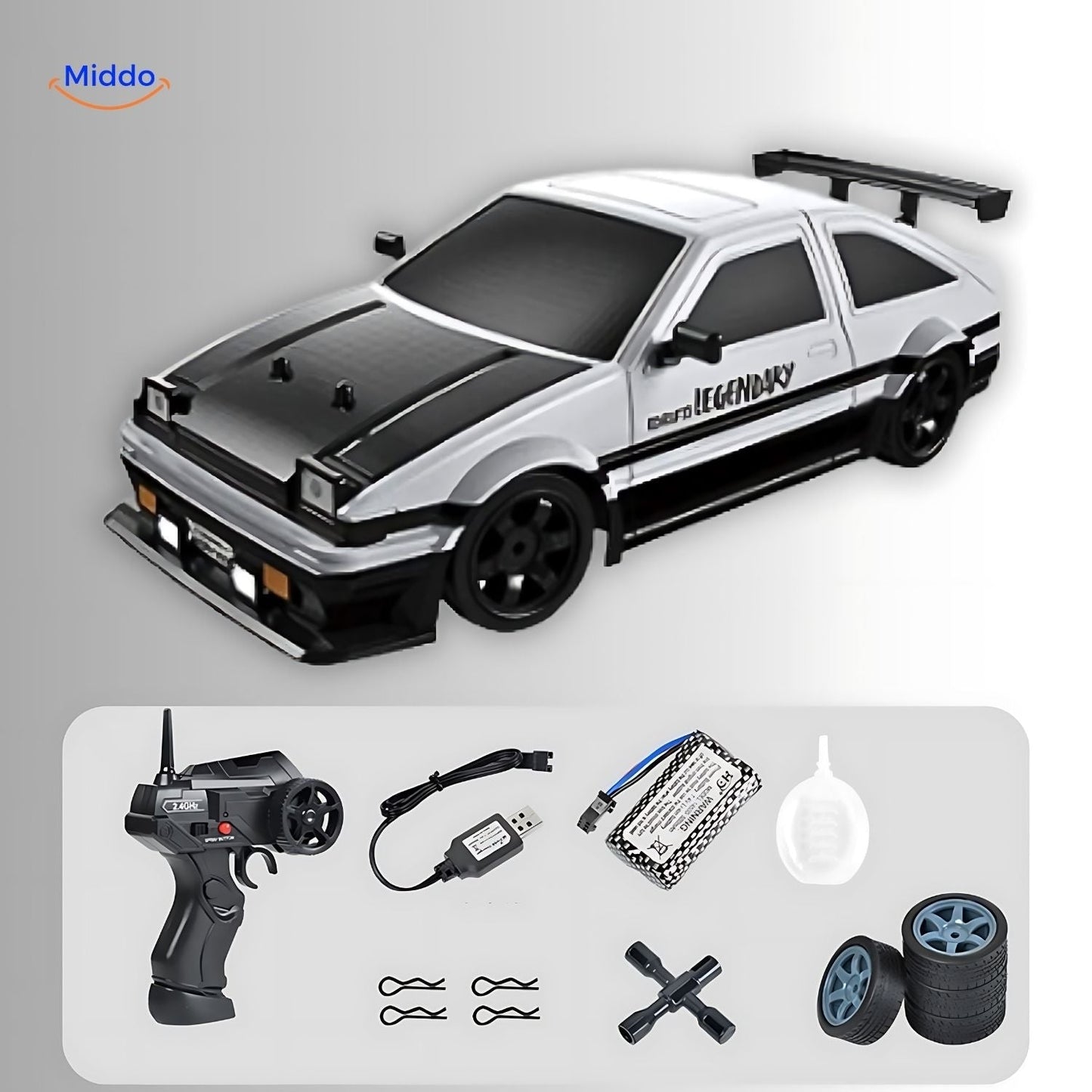 Marcherelle™ – Voiture RC 4WD Rapide à Recharge Express et Précise