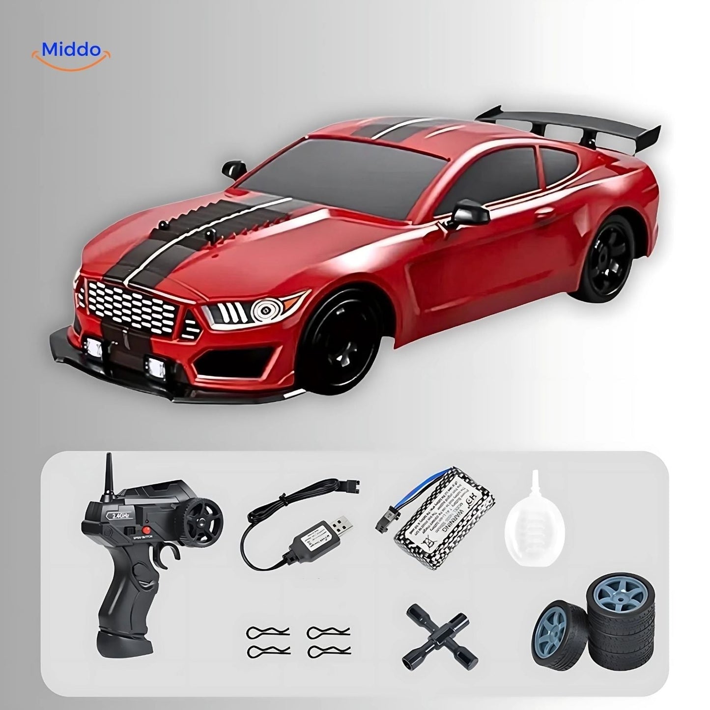 Marcherelle™ – Voiture RC 4WD Rapide à Recharge Express et Précise