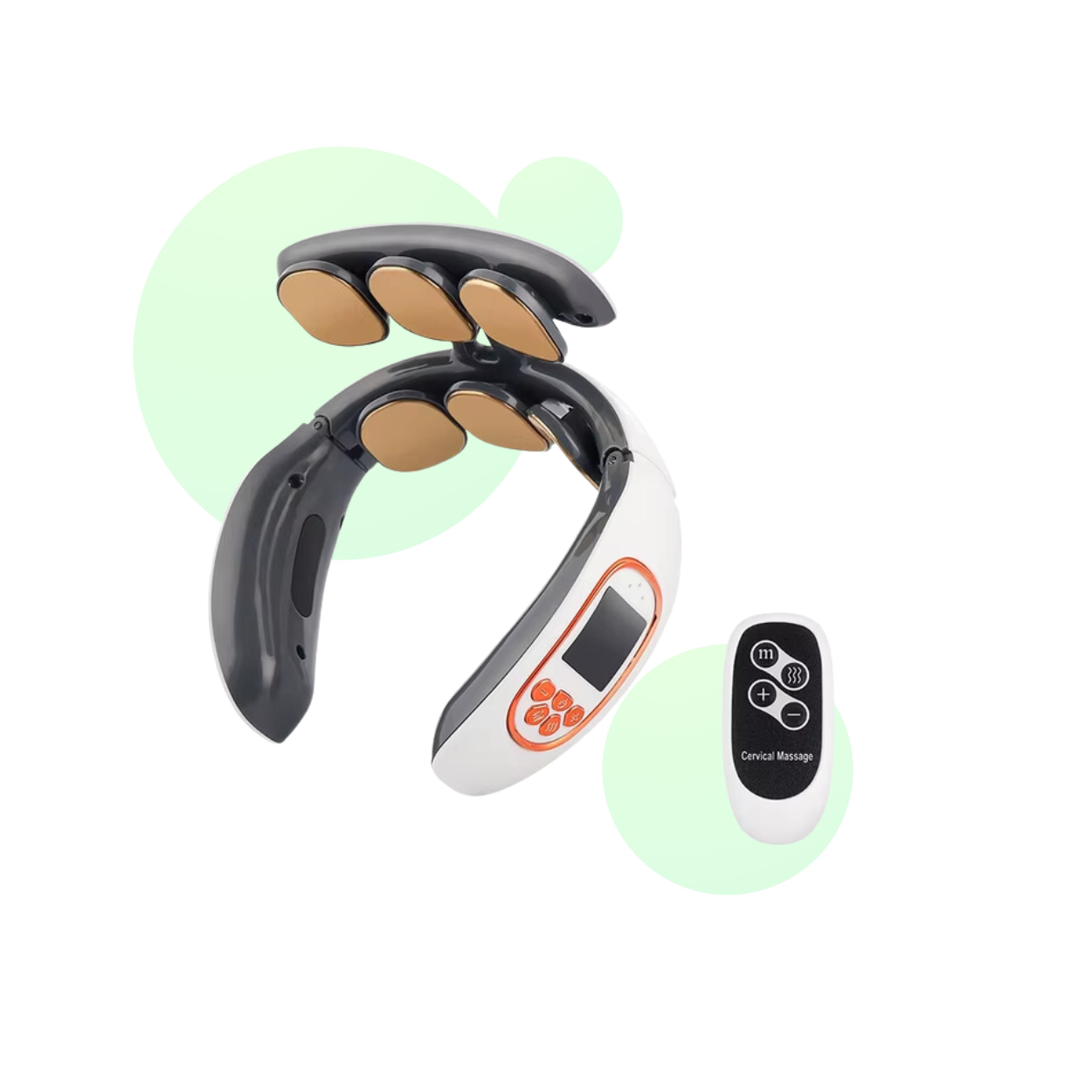 Masseur de Cou Haut de Gamme 6 Electrodes Réglables - Marcherelle