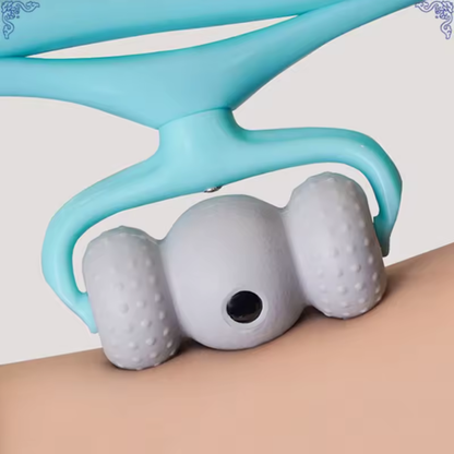 Masajeador Eléctrico para Cuello y Espalda con 6 Rodillos Relajantes